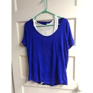 Shirt bundle: PINK open back t-shirt w/plain racerback tank size L